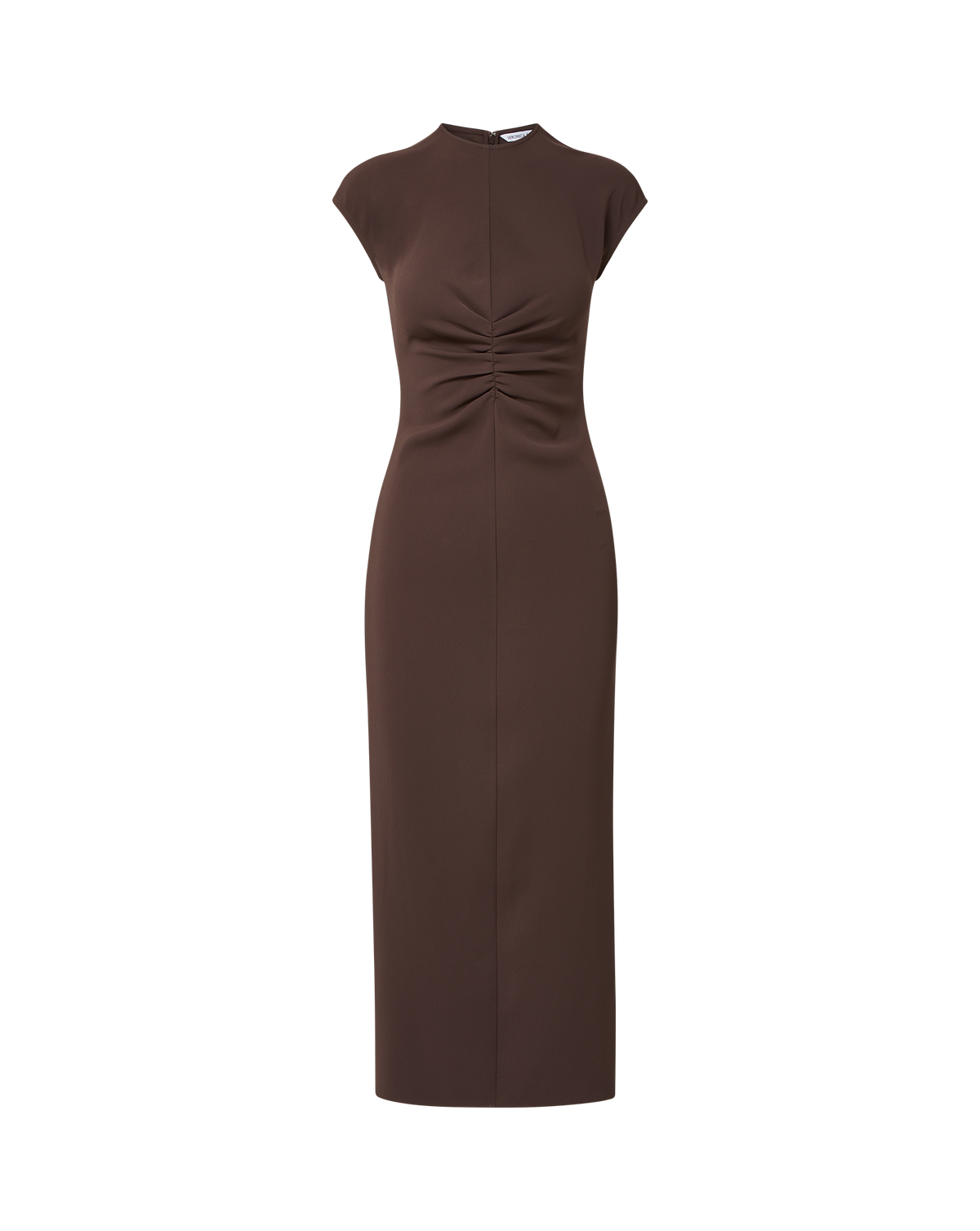 Veronica Beard June Dress in Espresso, flat product view