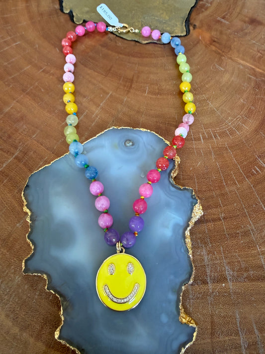 Gems by SJ Smiley Face Necklace