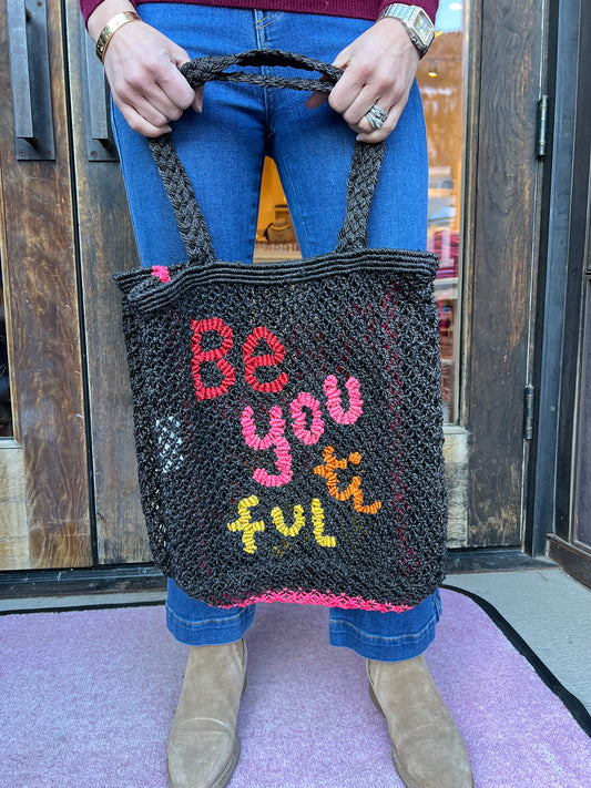 Jacksons "BE YOU TI FUL" Tote