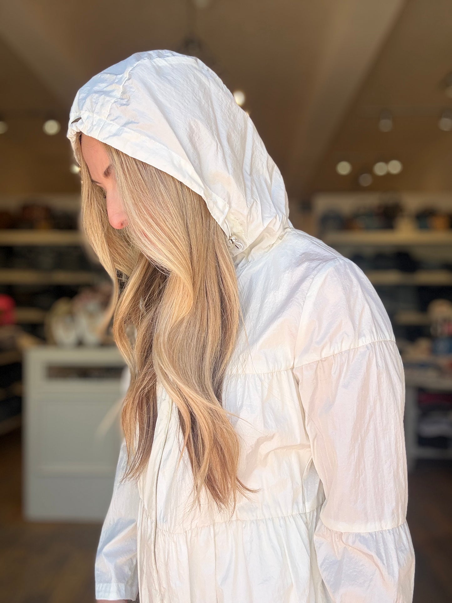 Herno Crinkle Tiered Coat