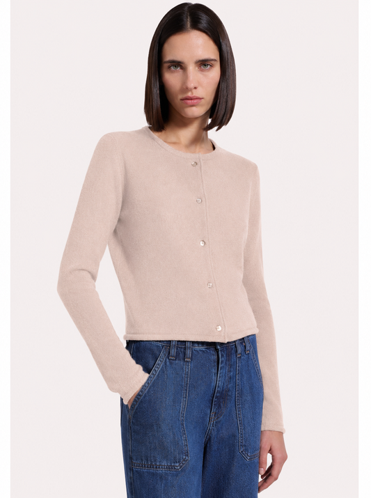 MR Cardi w Rolled Trim