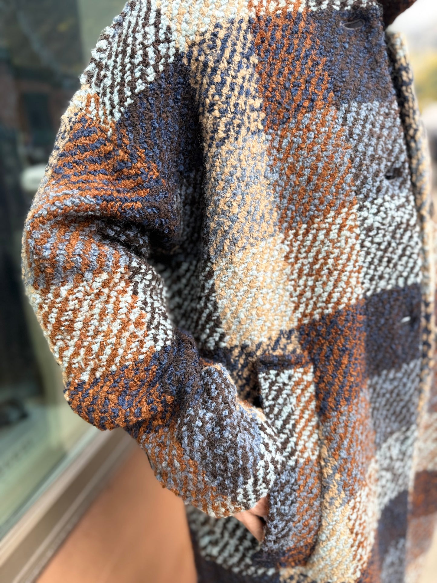 Hannes Plaid Coat