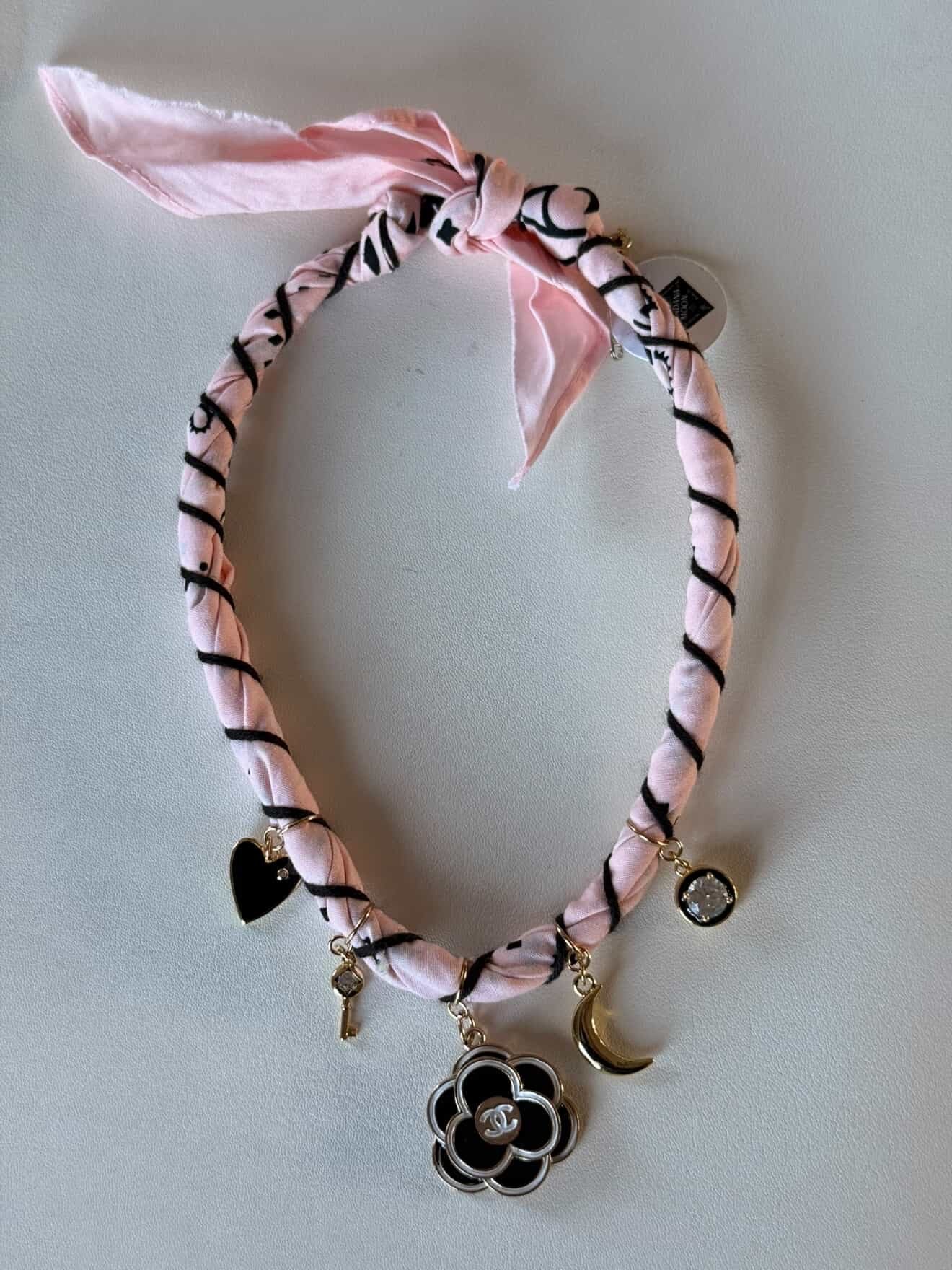 Bandana Moon Twisted Necklace