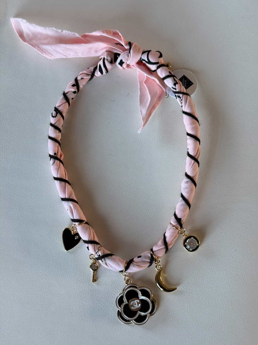 Bandana Moon Twisted Necklace