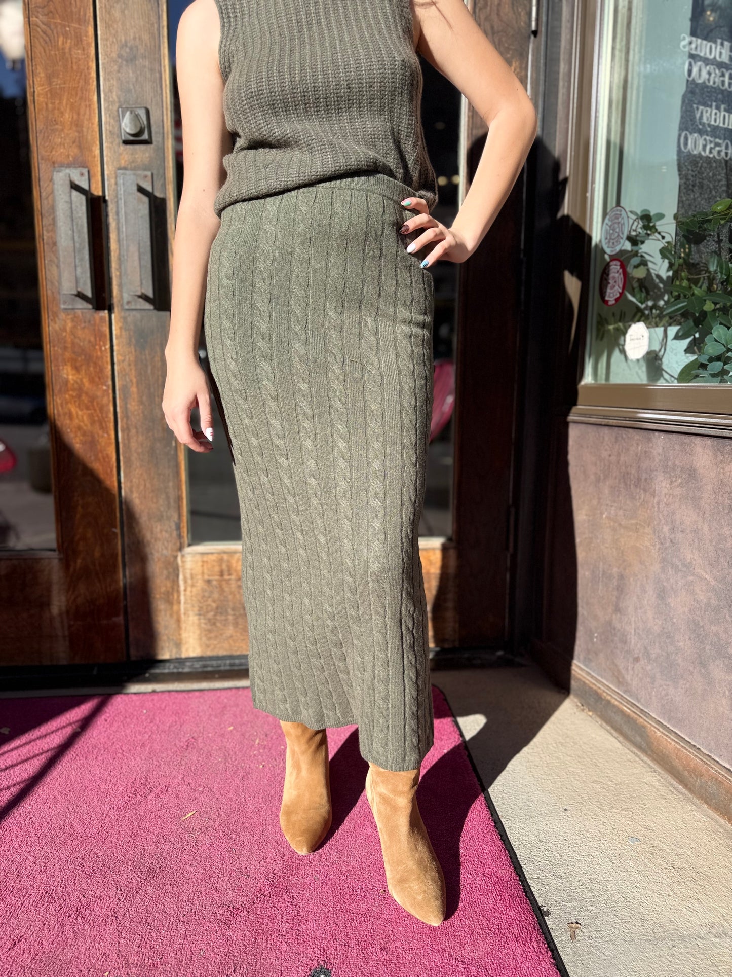 One Grey Day Jane Skirt