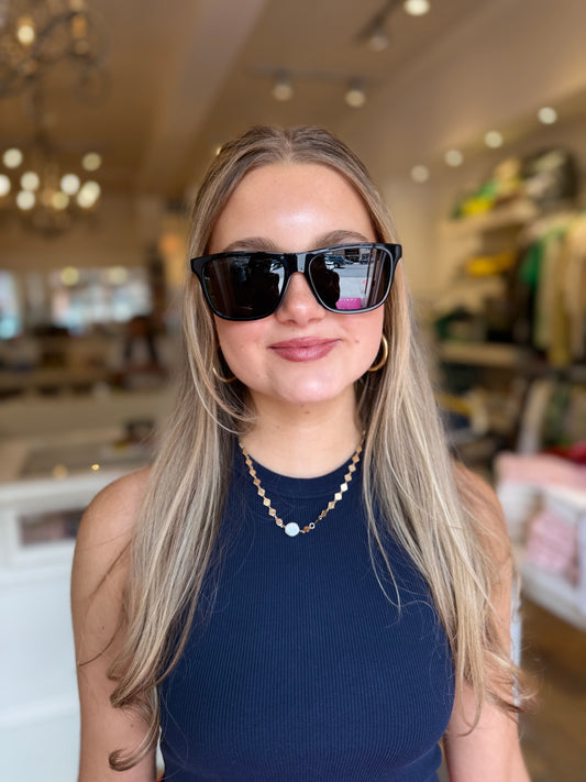 Gucci Gold Stripe Sunglasses