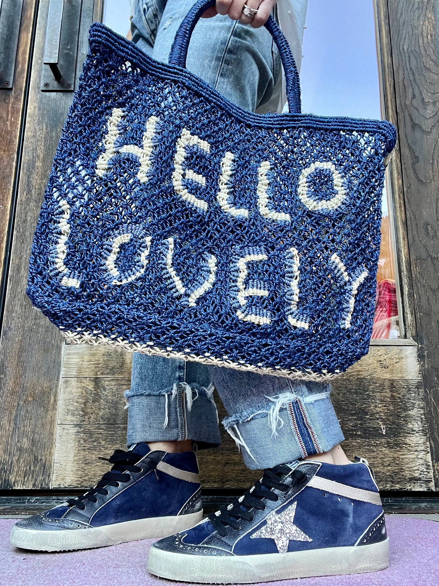 Jacksons "HELLO LOVELY" Small Tote