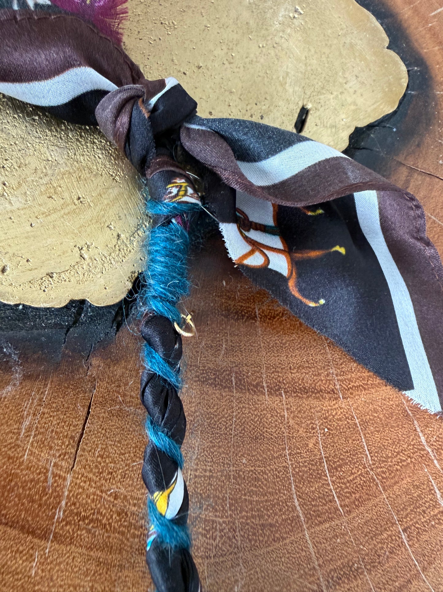 Bandana Moon Twisted Necklace