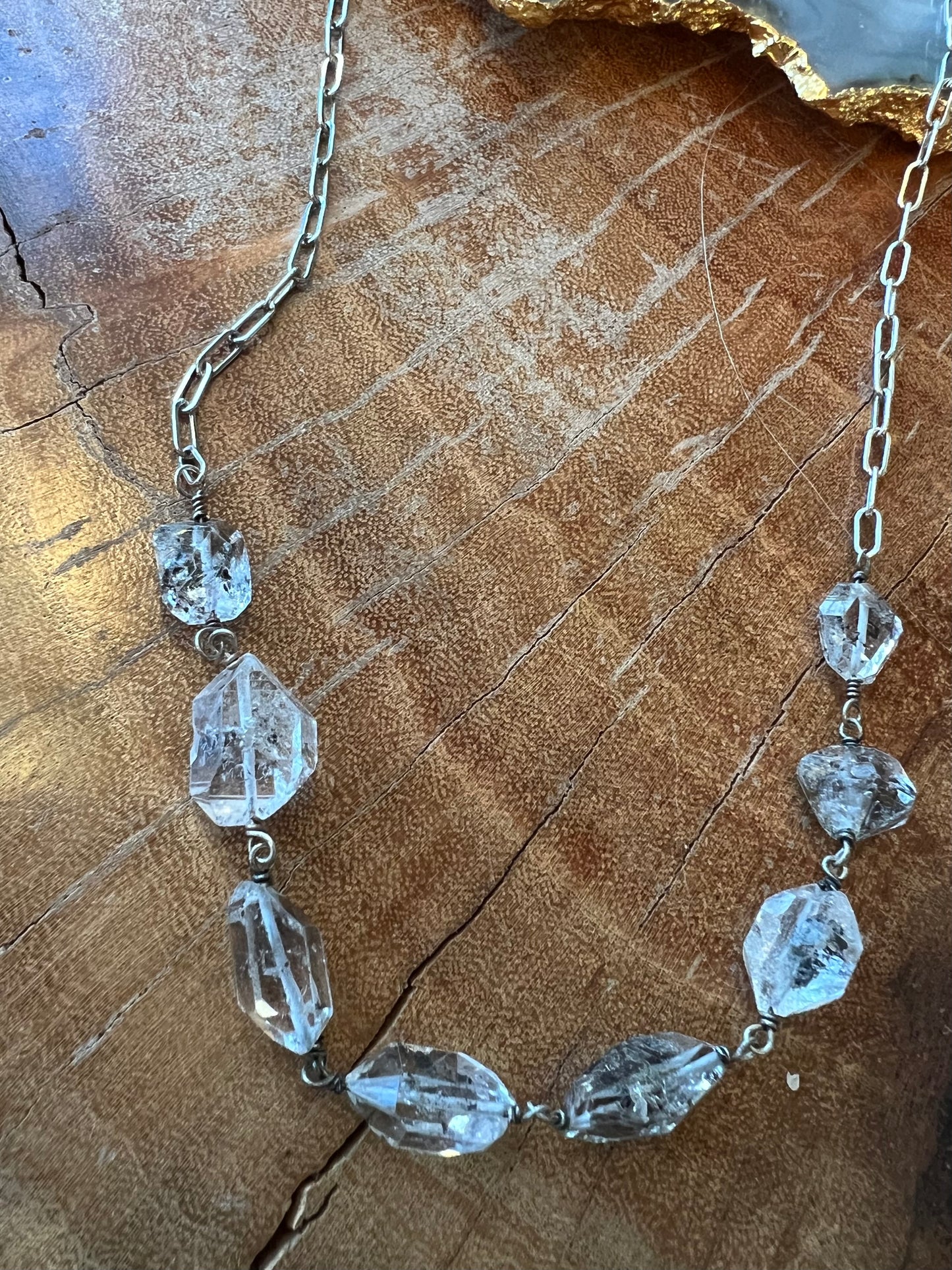 Ashley Schenkein Portland Link Gemstone Necklace