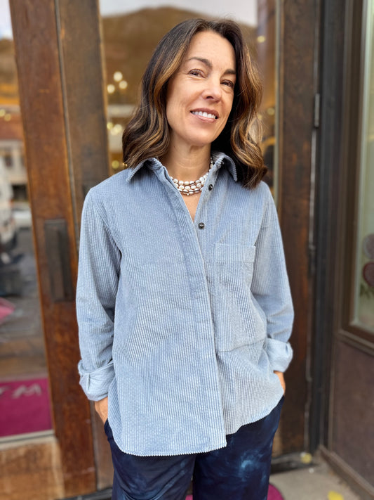 Caliban Corduroy Button Down