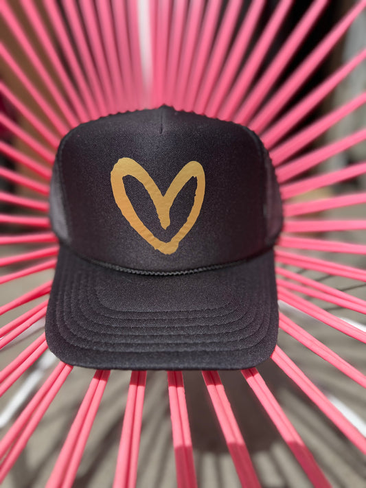 House of Shan Heart Hat