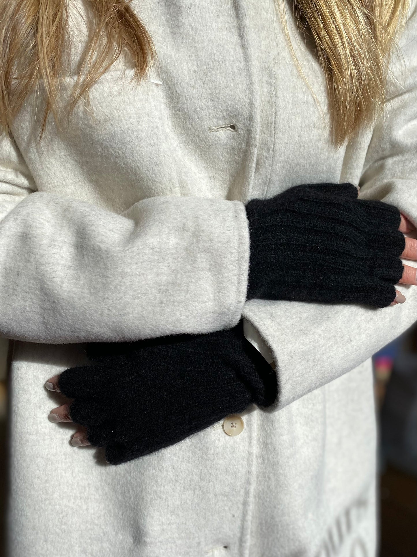 W+W Marled Fingerless Glove