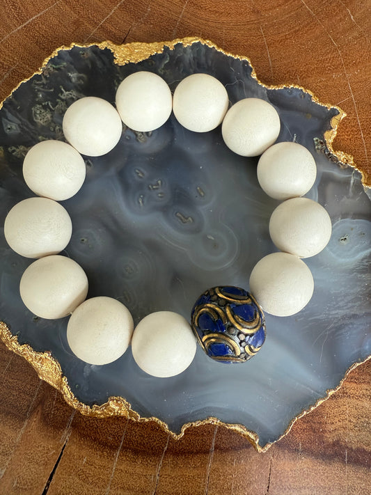 Lauren Amble Lapis Inlay Bracelet