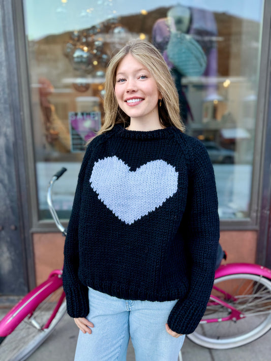 GOGO Big Heart Slouchy Pullover