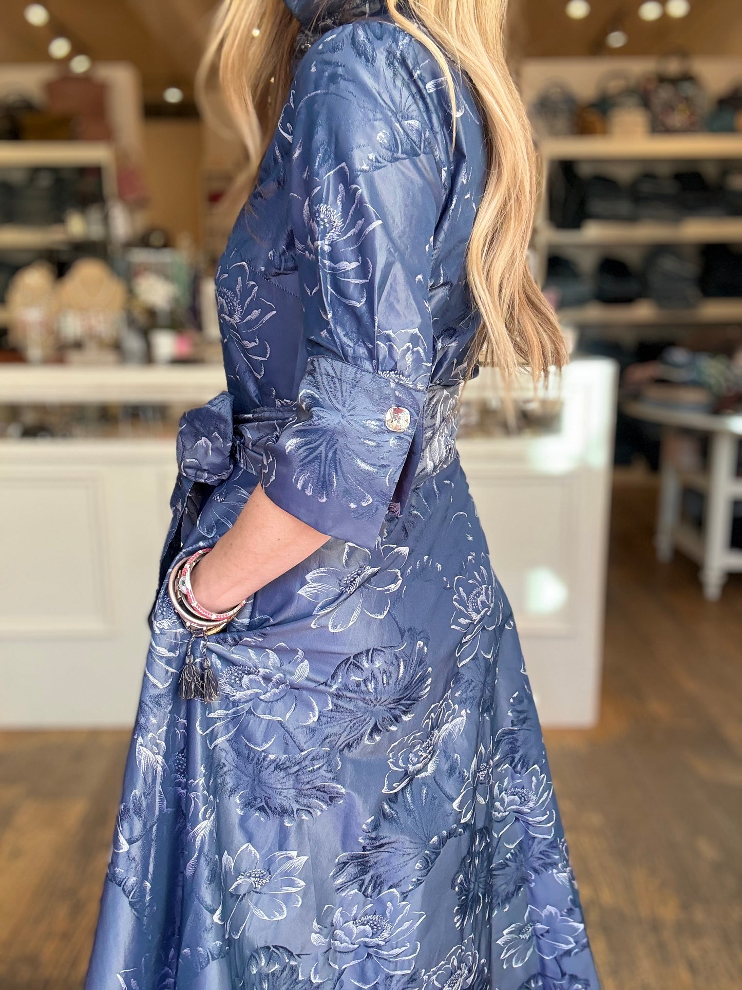 Sara Roka Jacquard Dress
