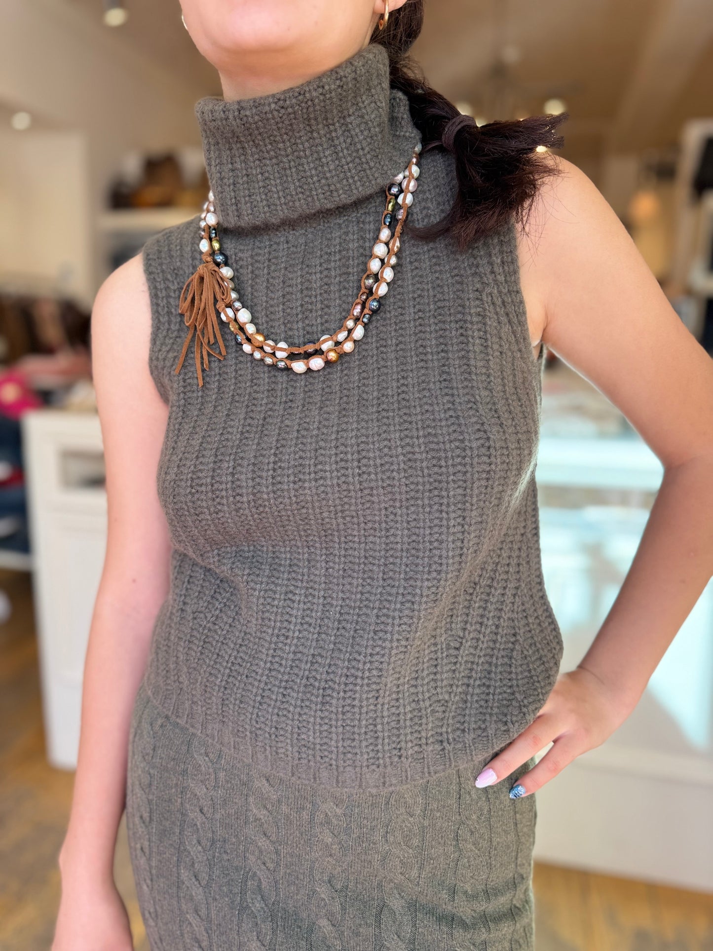 One Grey Day Polly Vest