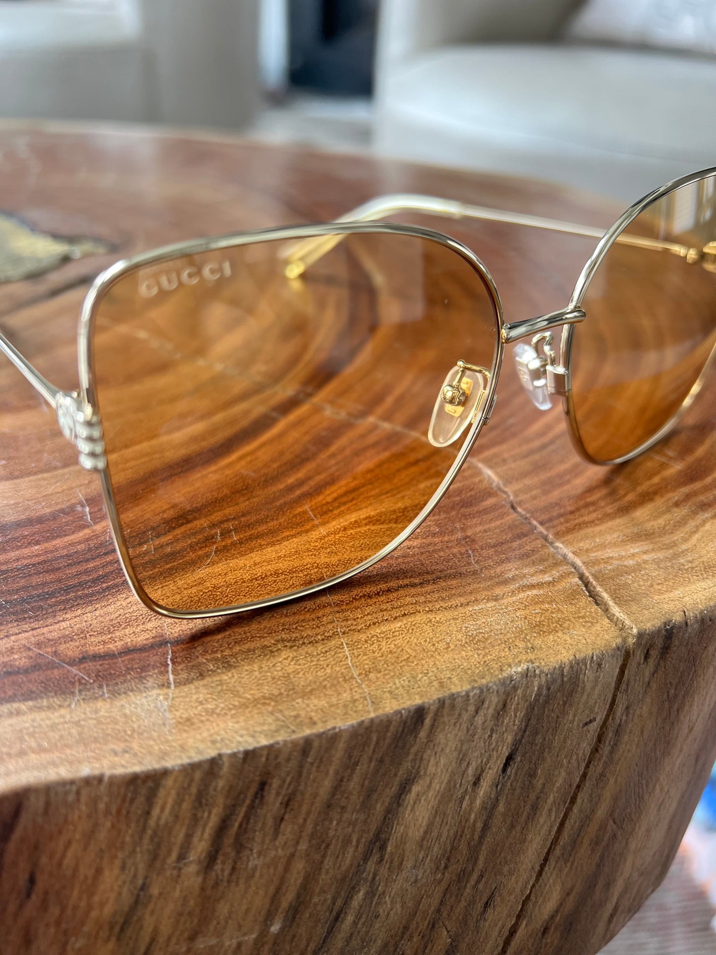 GUCCI Yellow Lens Sunglasses