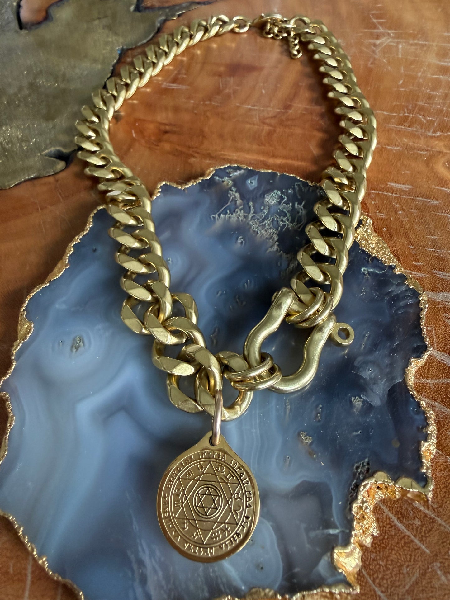 Rachel Nathan Shackle Classic & All Knowing Necklace