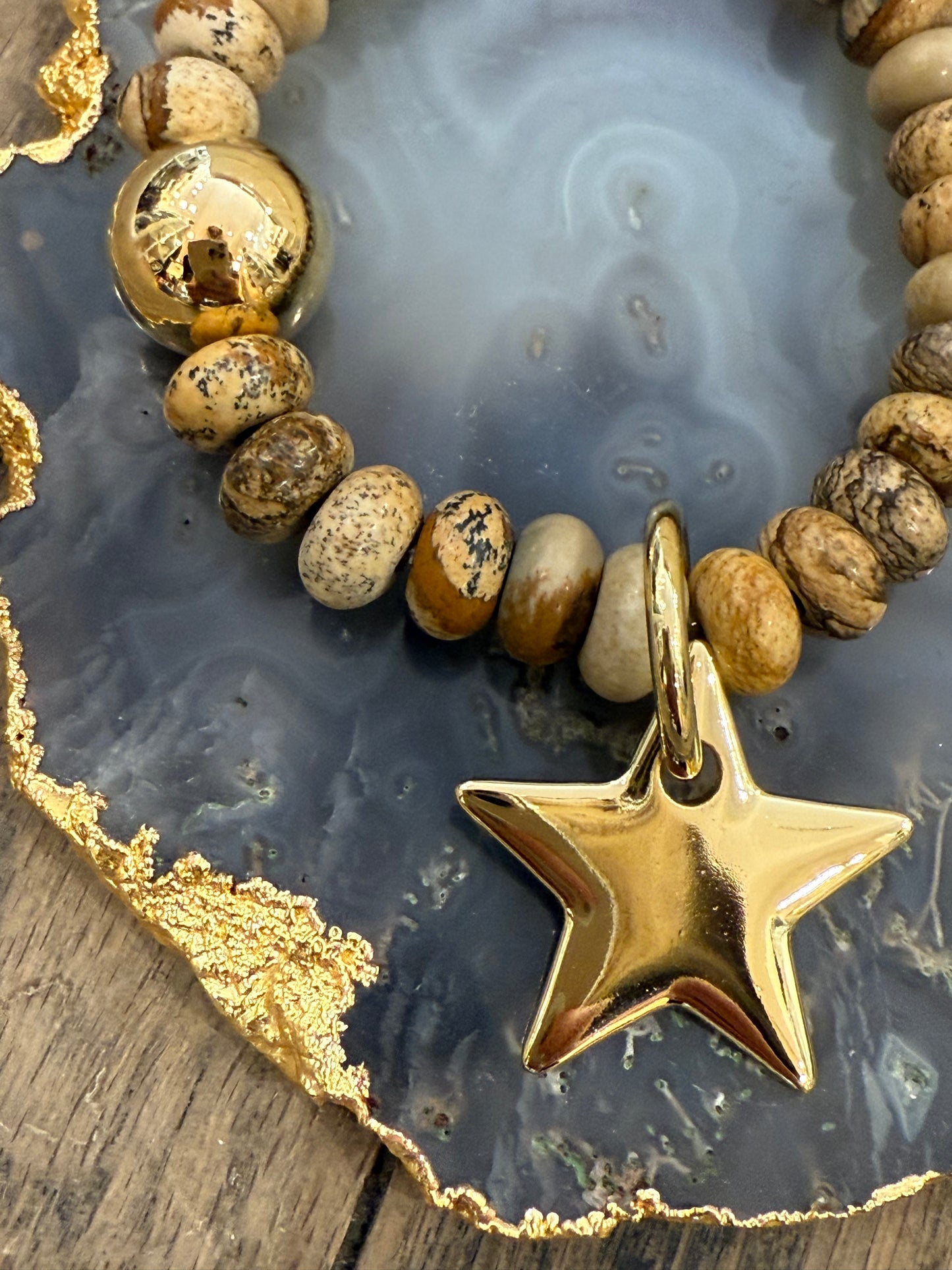 Lauren Amble Gemstone Star Bracelet