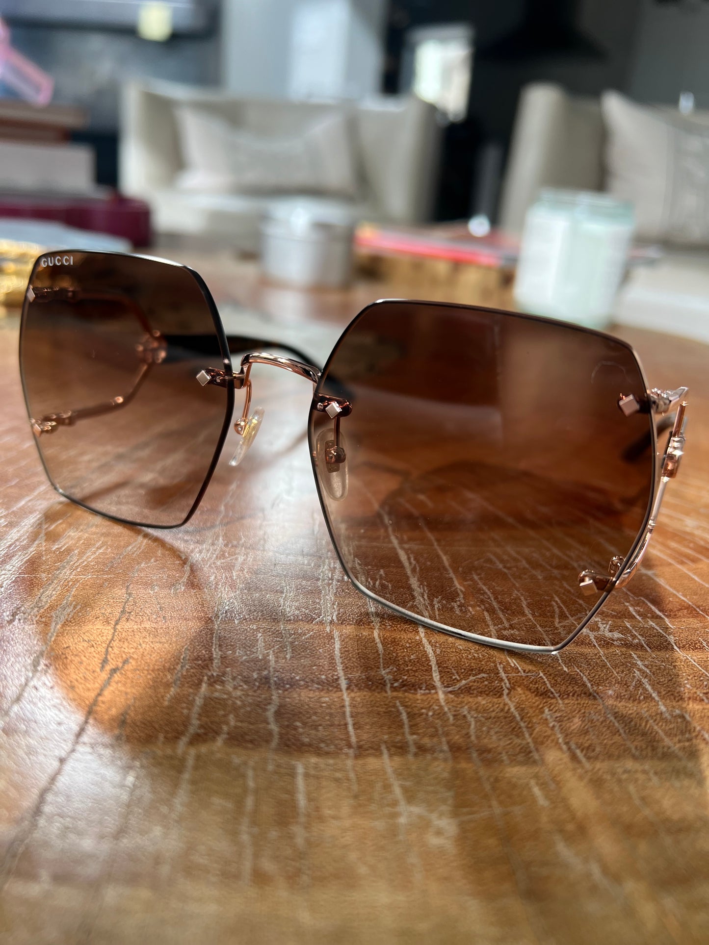 Gucci rimless Sunglasses