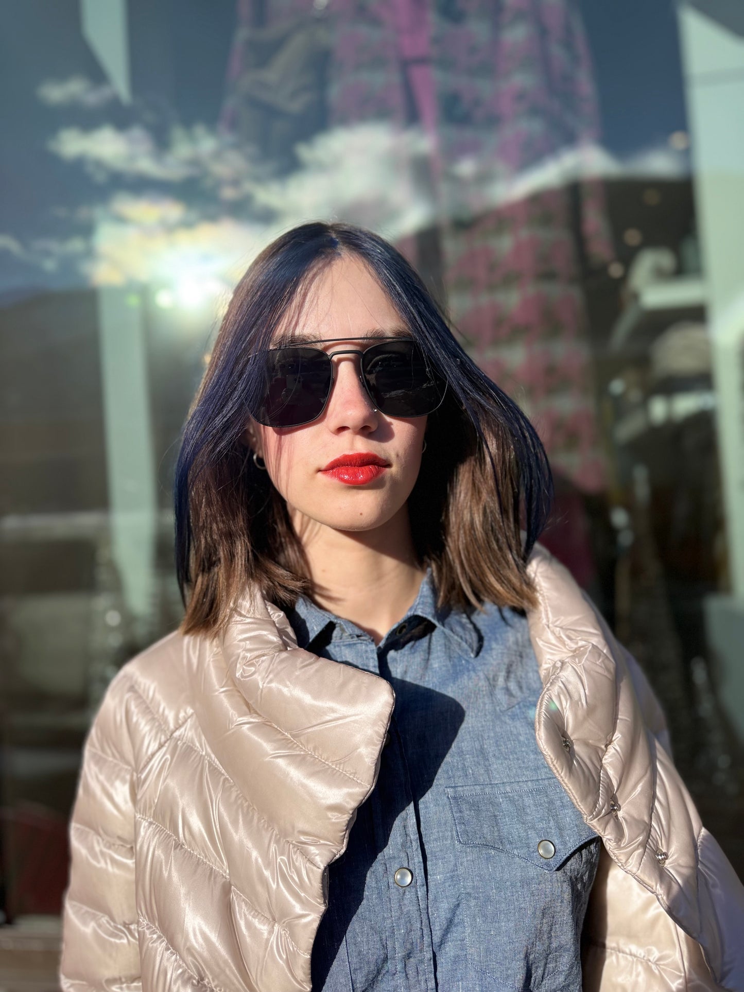 YSL Black Wire Sunglasses