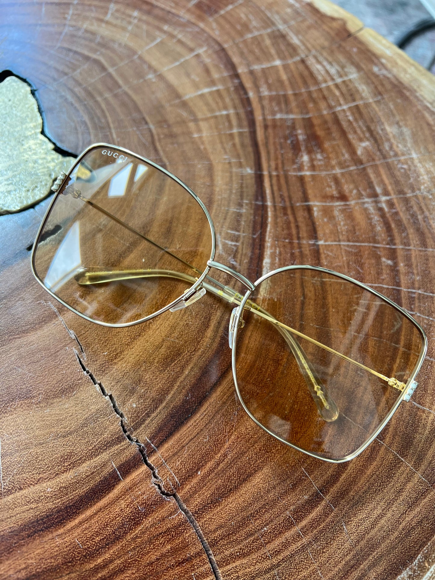 GUCCI Yellow Lens Sunglasses