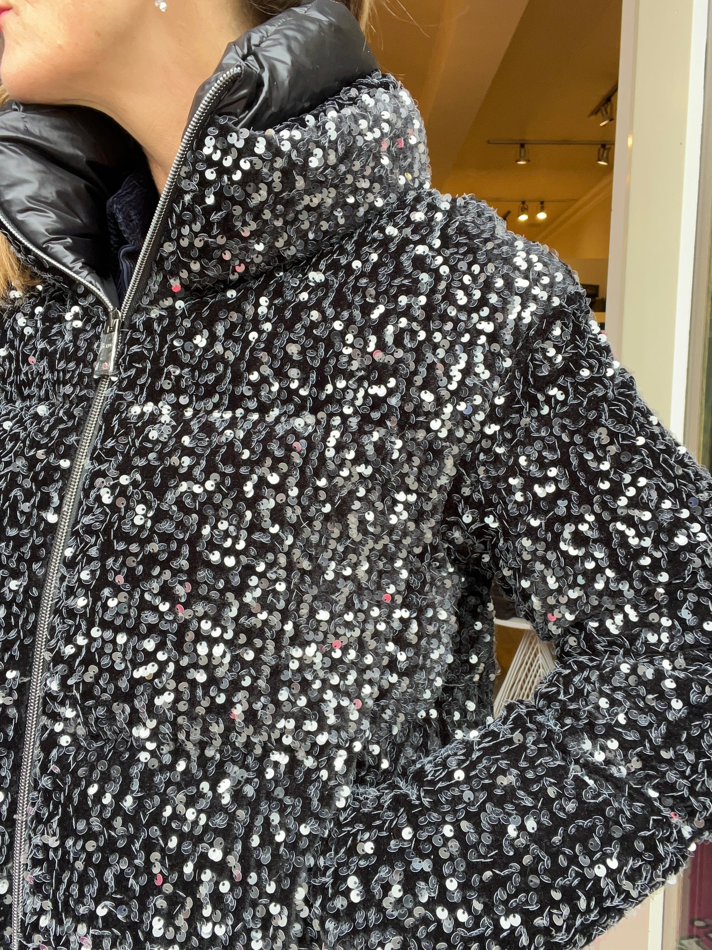 Herno Sequin Jacket