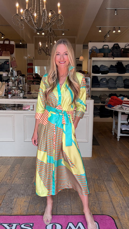 Le Sarte Miami Silk Dress
