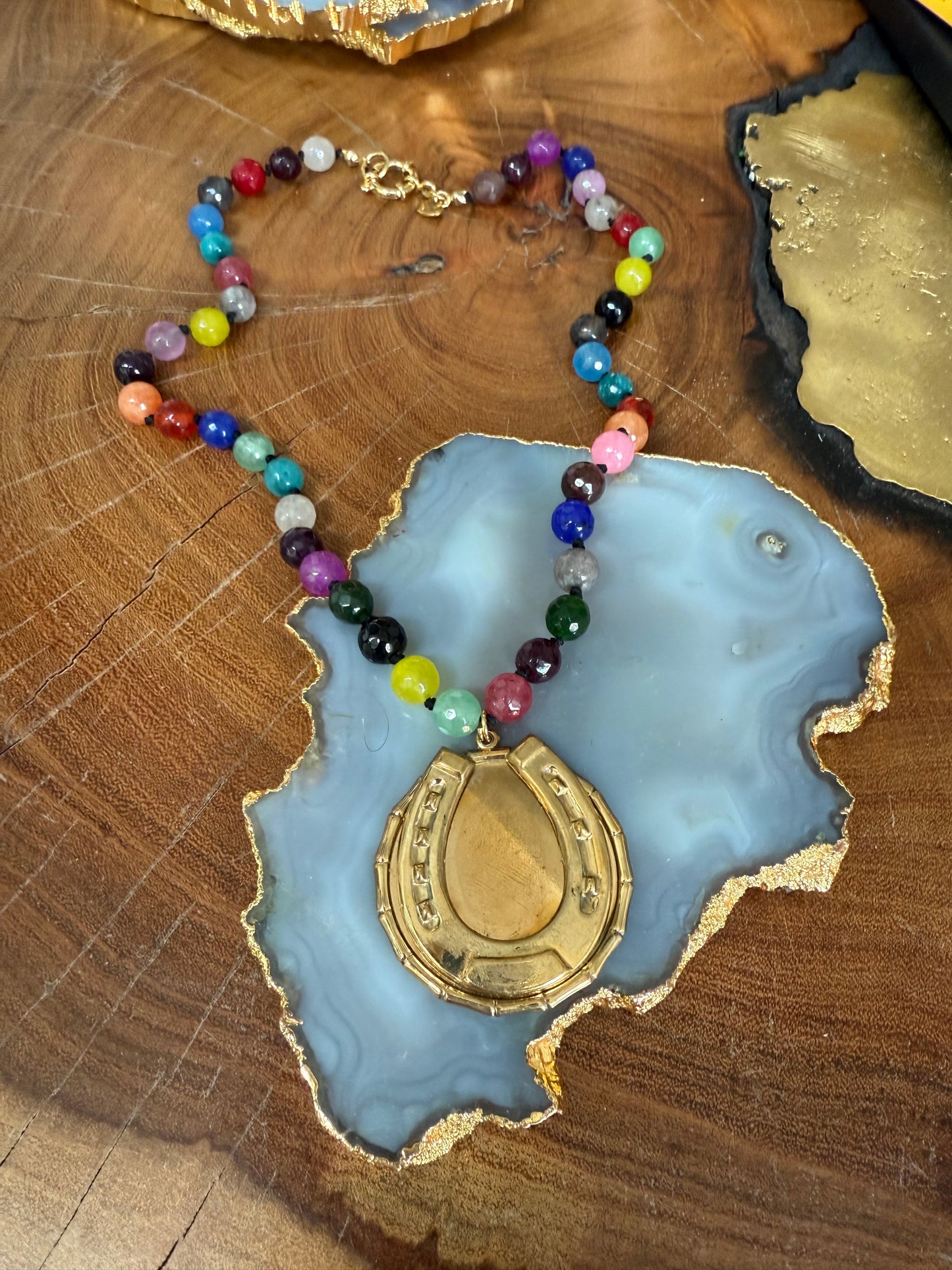 Gems by SJ Horseshoe Necklace