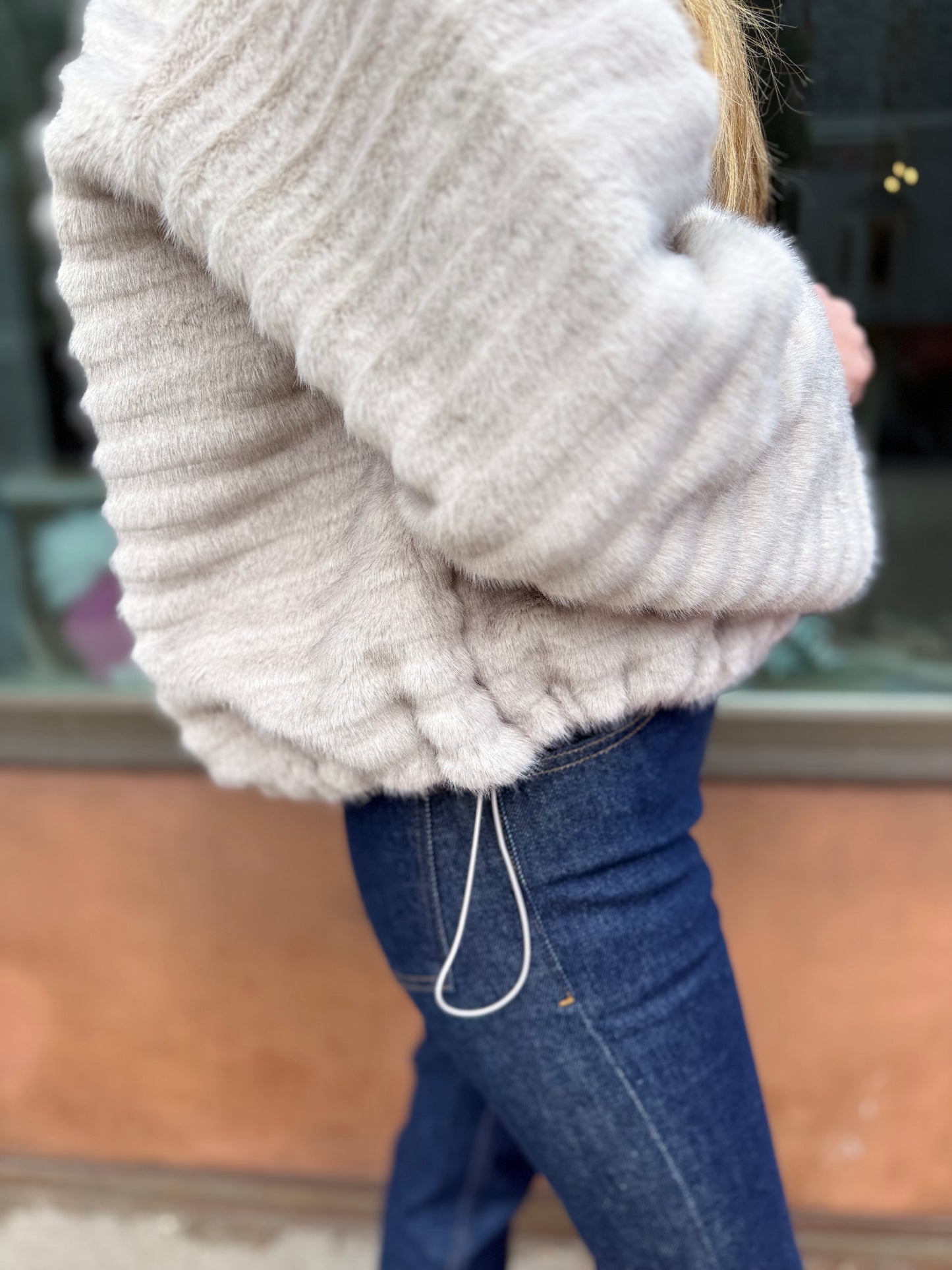 Jocelyn Furry Pullover