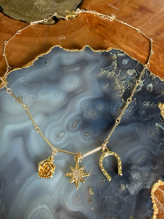 Rachel Nathan My First Rodeo Charm Necklace
