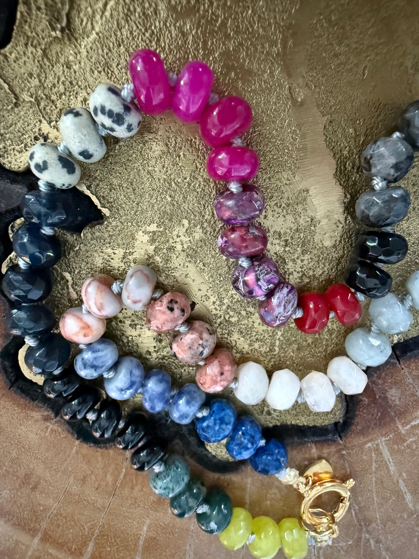 Gems by SJ Colorful Bead Necklace