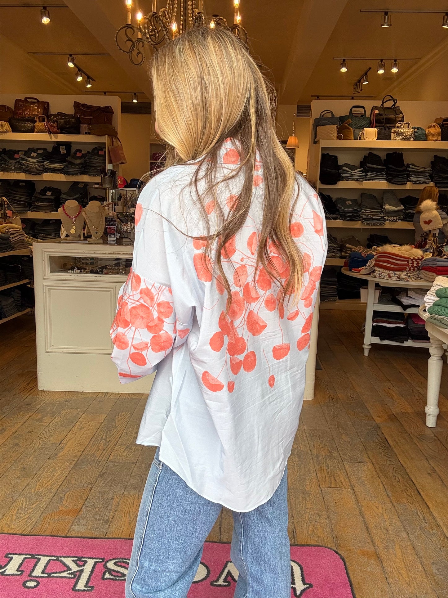 Le Sarte Leaf Blouse