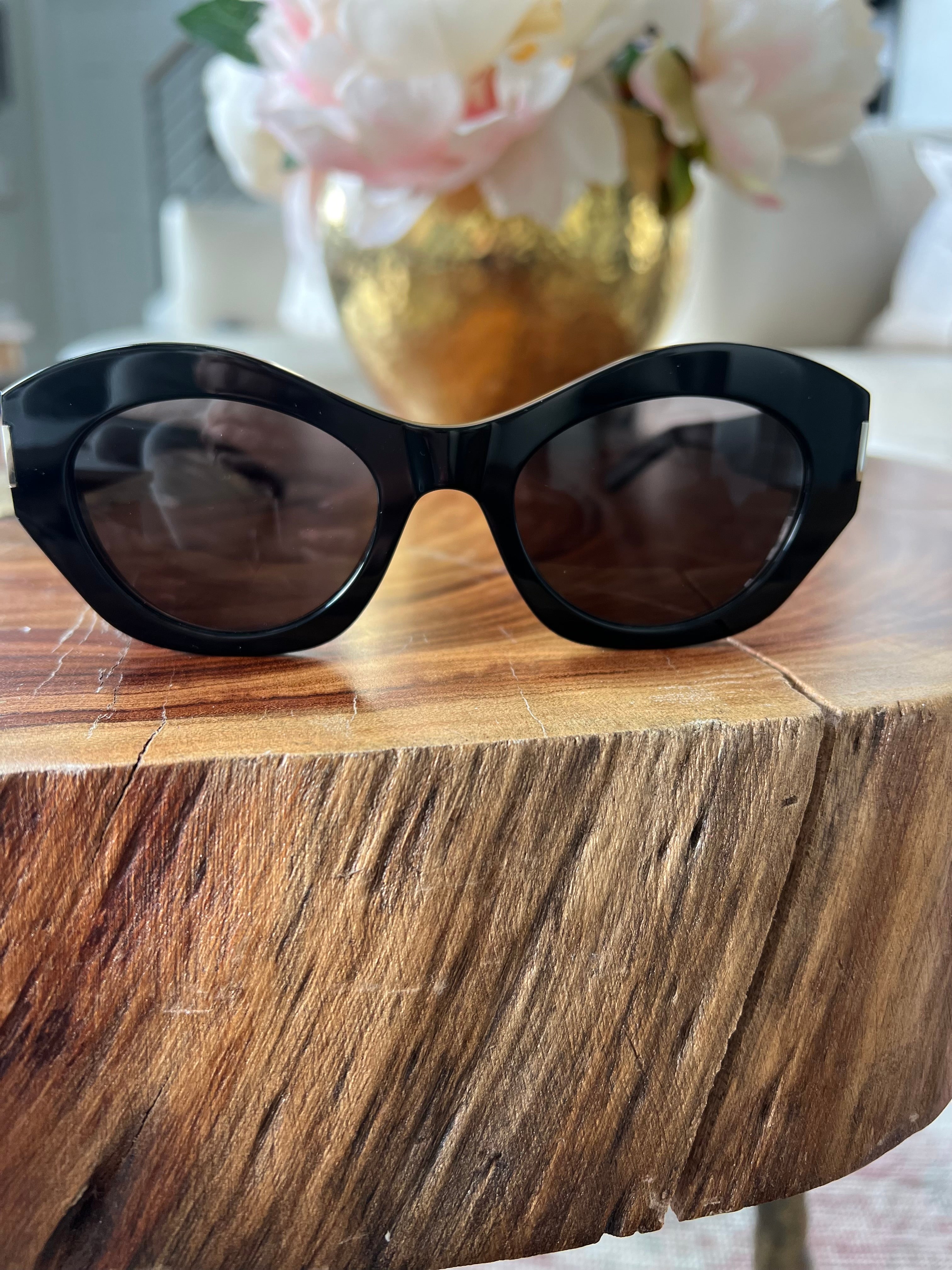 YSL Oval Cat Eye Sunglasses Two Skirts