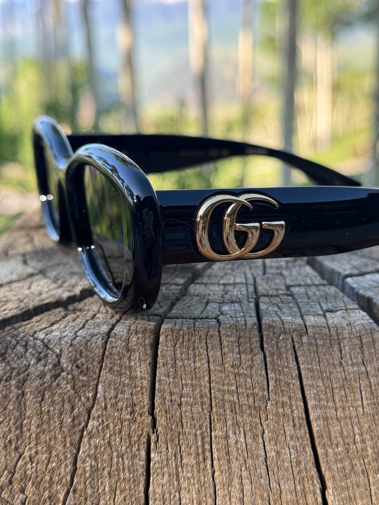 Gucci Wide Cat Eye Sunglasses