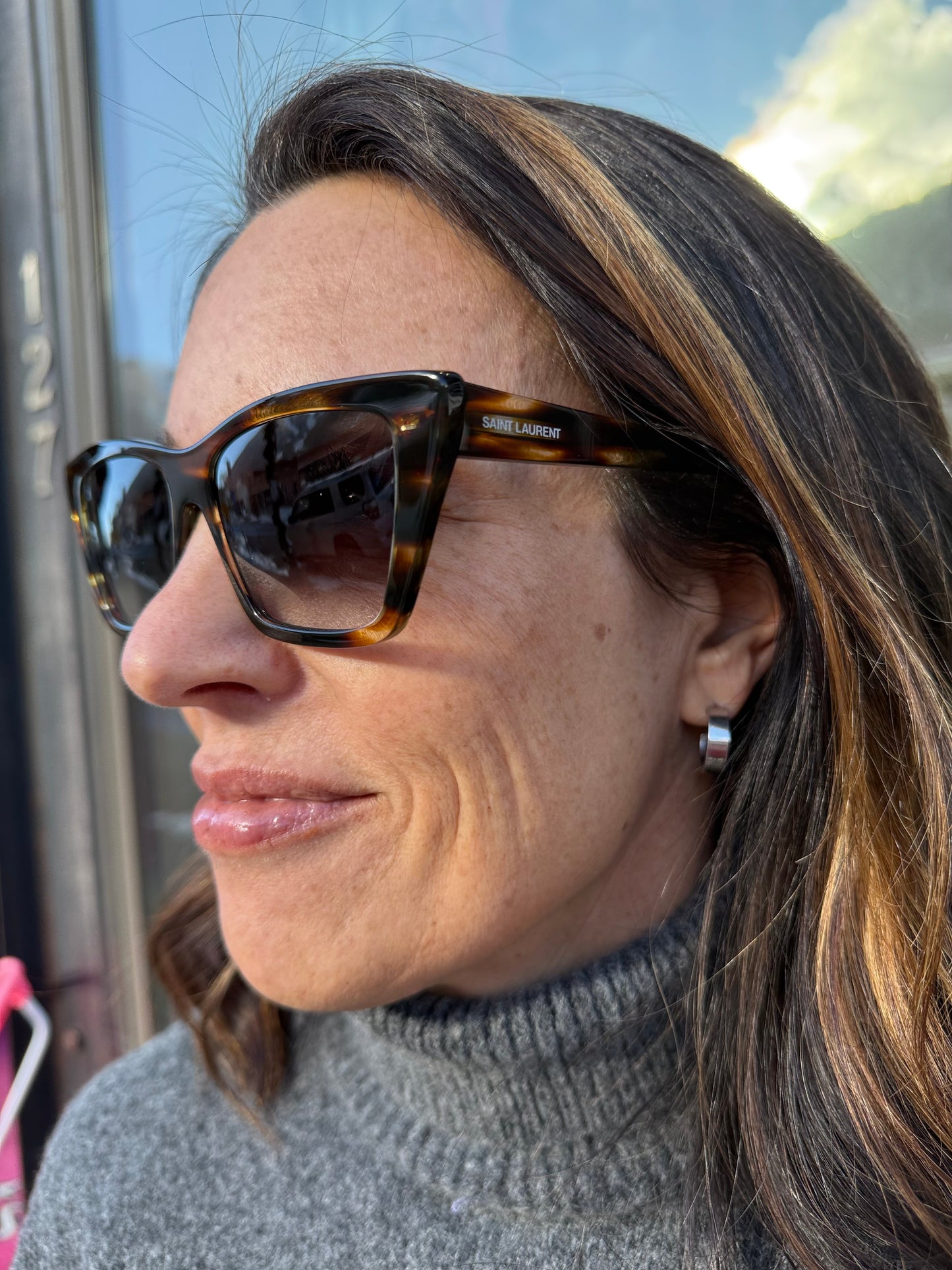 YSL Mica Havana Sunglasses