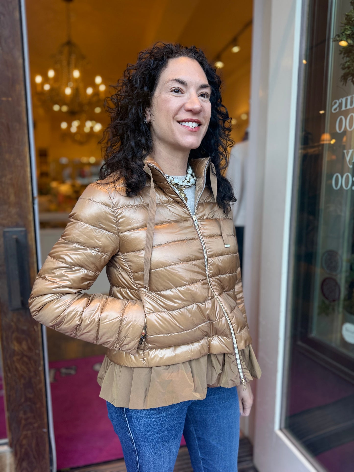 Herno Flounce Hem Jkt