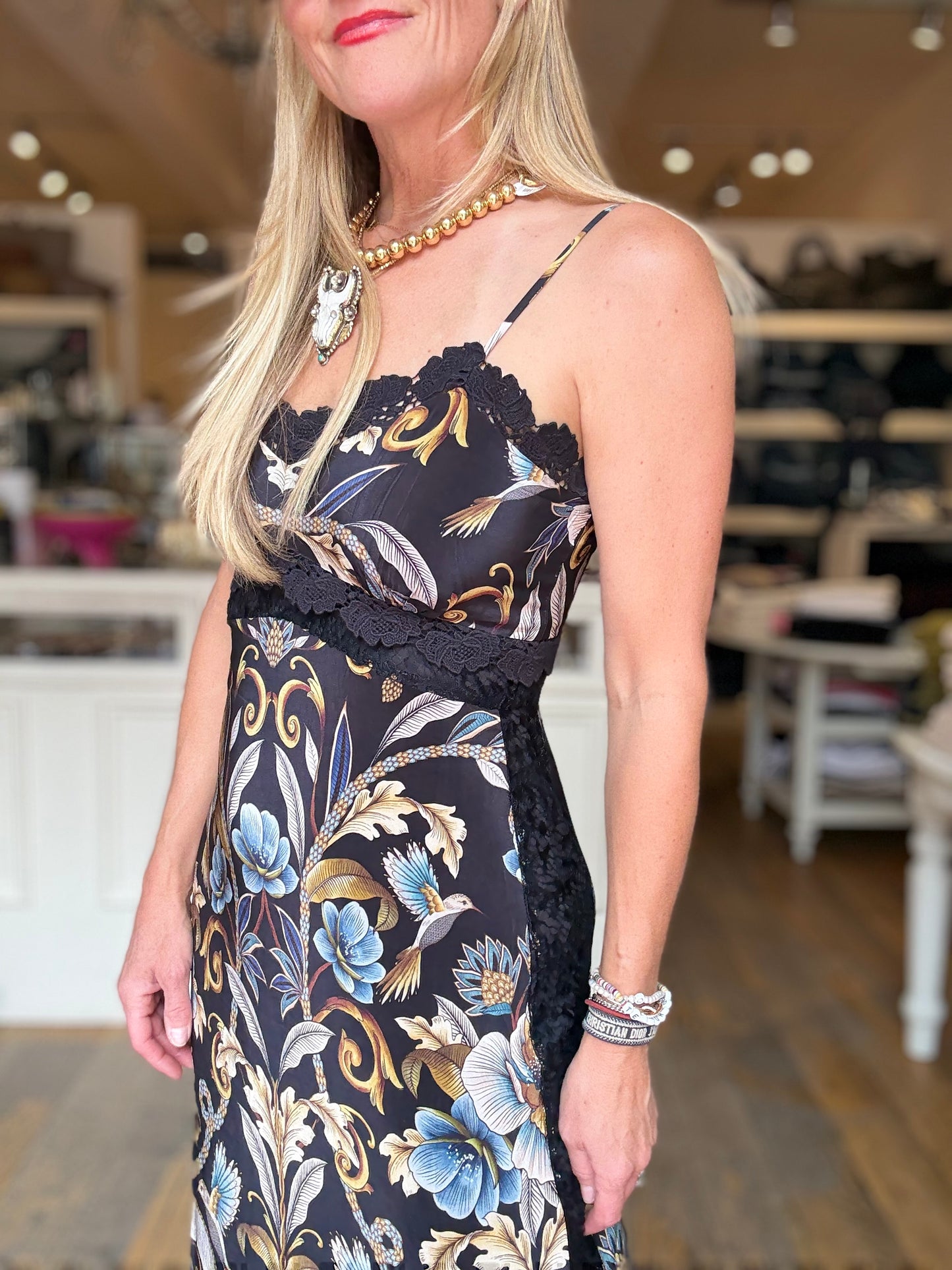 Farm Rio Snake Garden Dress