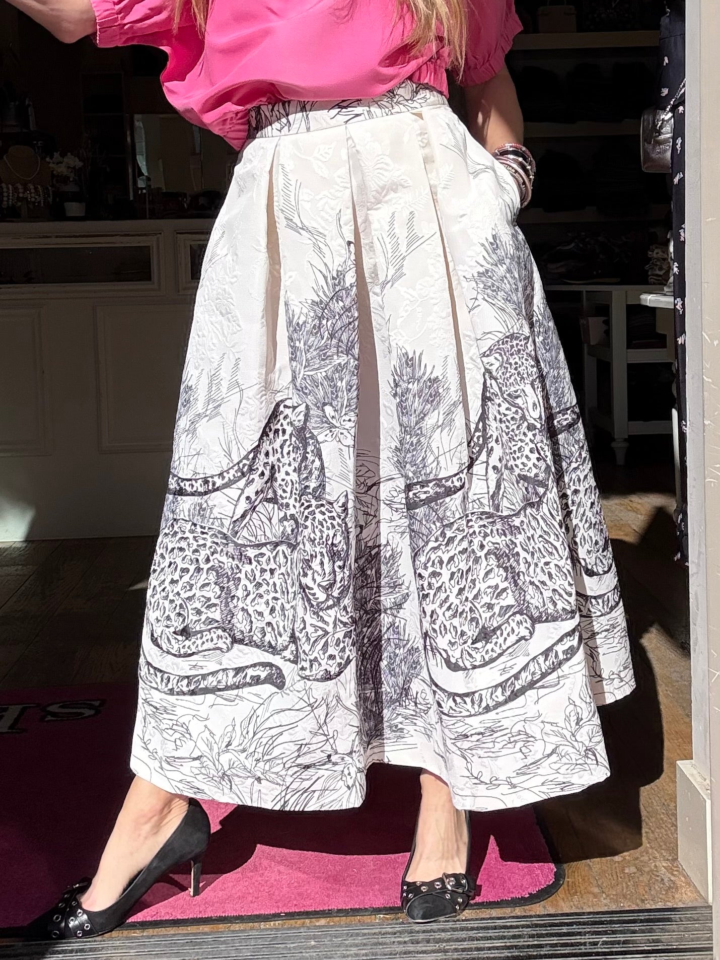 Lunatica Pleated Leo Skirt