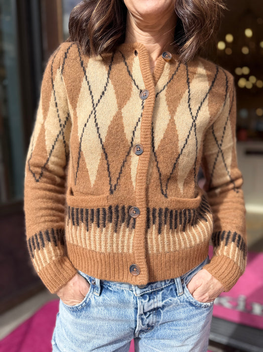 Minnie Rose Argyle Jacket