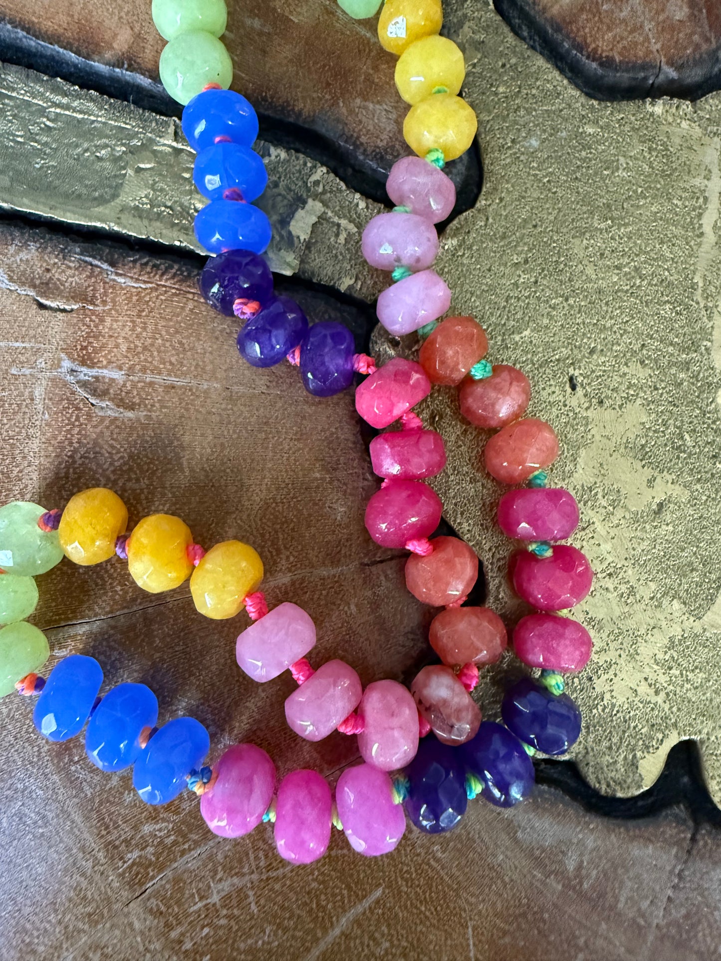 Gems by SJ Colorful Bead Necklace