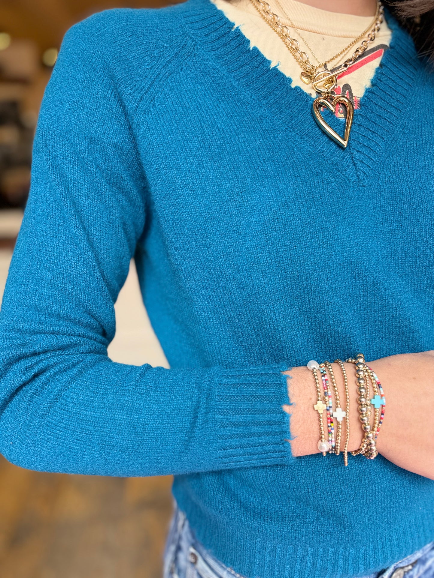 MR Frayed Sweater