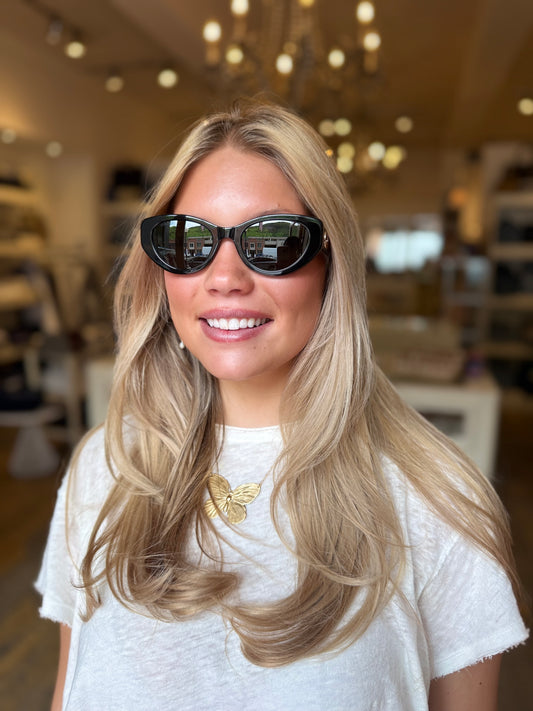 Gucci Black Cat Eye Sunglasses