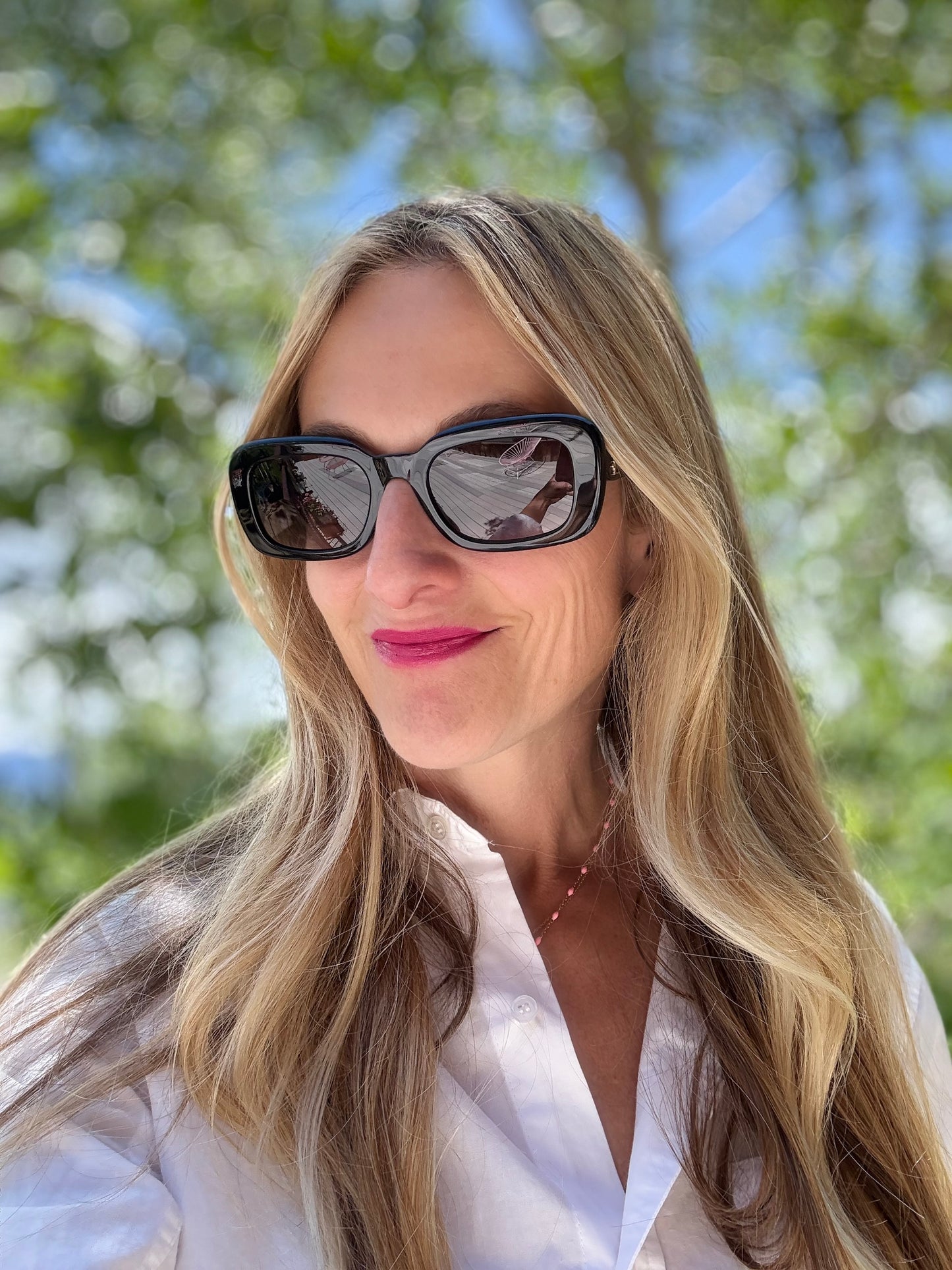 YSL Rounded Arm Sunglasses