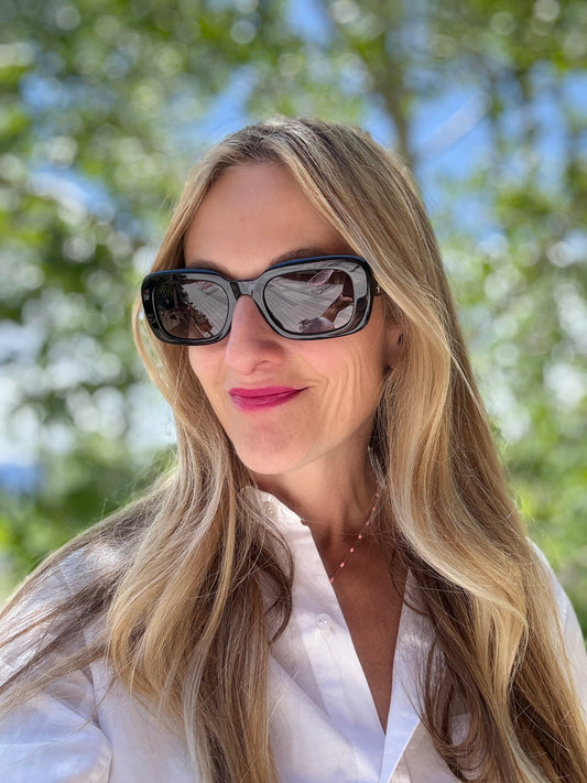 YSL Rounded Arm Sunglasses