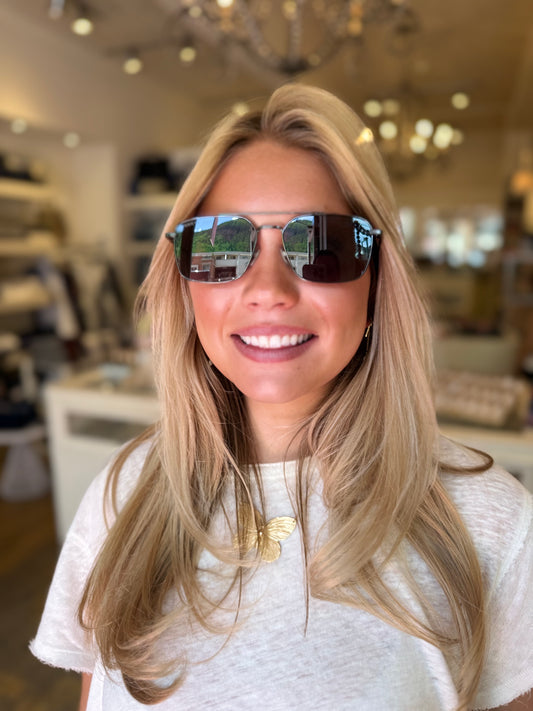 Gucci Unisex Aviator Sunglasses