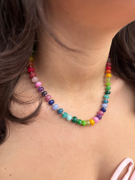 Gems by SJ Colorful Bead Necklace