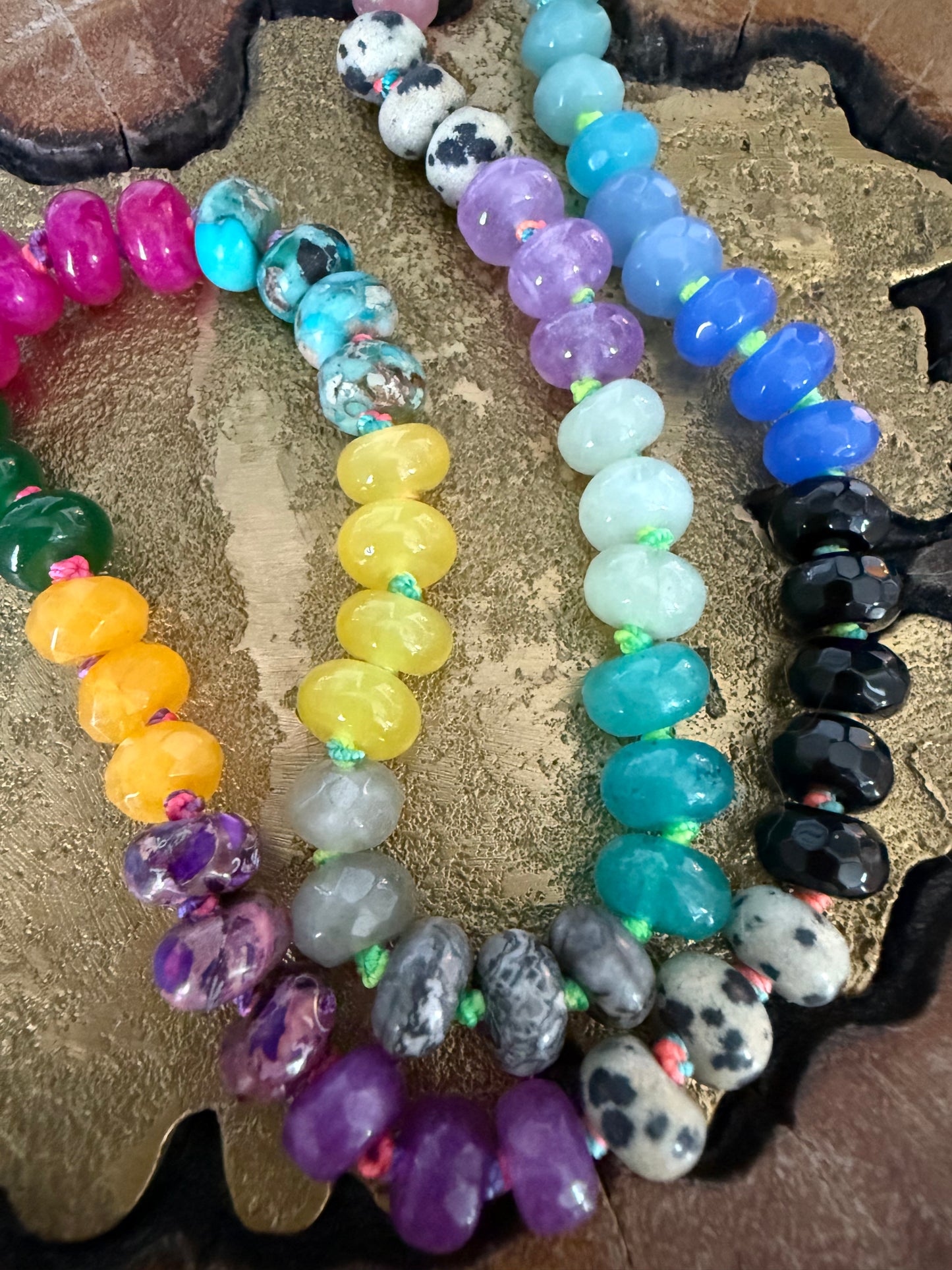 Gems by SJ Colorful Bead Necklace