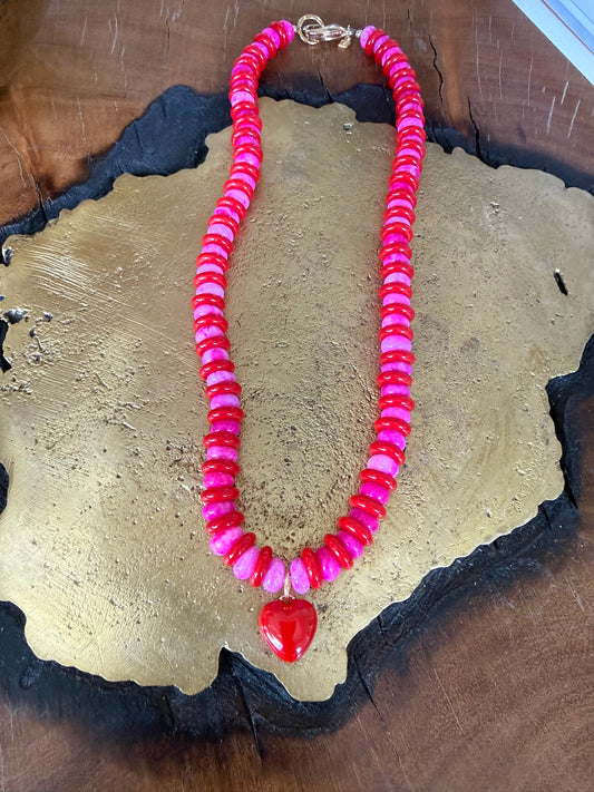 Cristina V Ceramic Heart Necklace