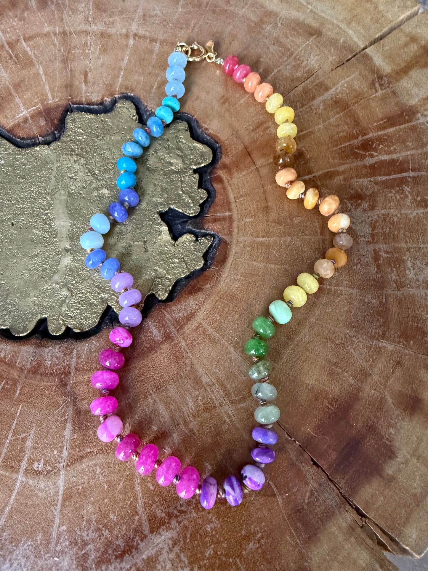 Gems by SJ Colorful Bead Necklace